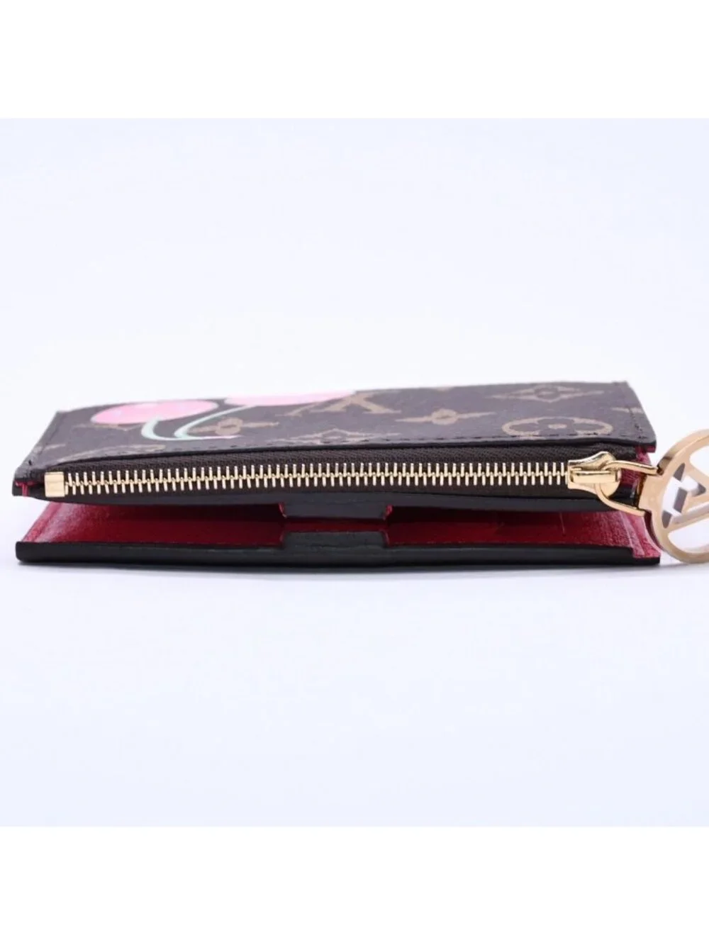 Louis Vuitton Takashi Murakami Portefeuille Lisa Compact Wallet Bifold Brown